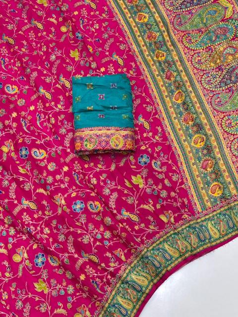 Dazira Pashmina Position Printed catalog surat ki designer saree