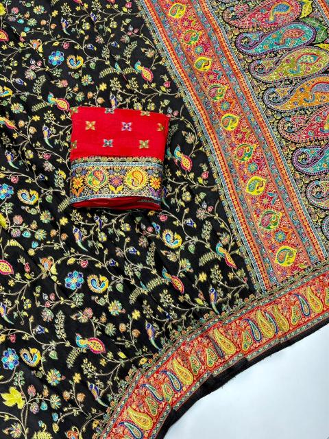 Dazira Pashmina Position Printed catalog surat ki designer saree