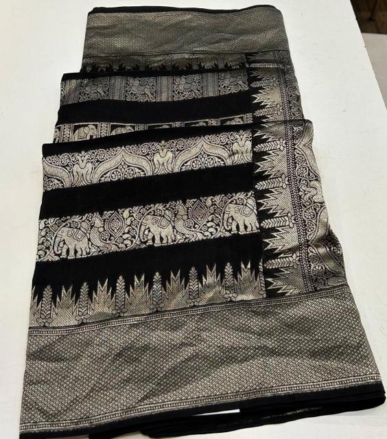 Dazira Pure Crepe Khadi Silk Vol 17 catalog saree bazar in surat