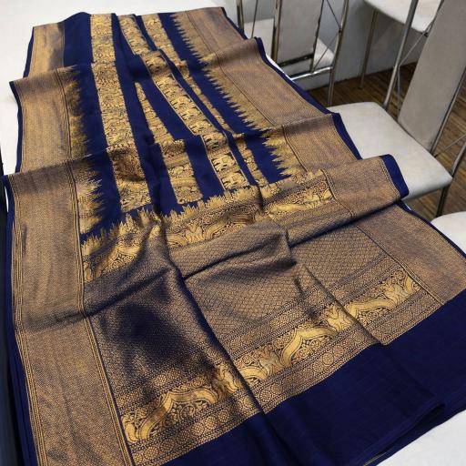 Dazira Pure Crepe Khadi Silk Vol 17 catalog saree bazar in surat