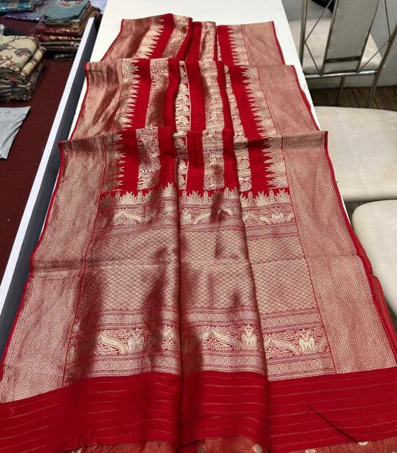 Dazira Pure Crepe Khadi Silk Vol 17 catalog saree bazar in surat