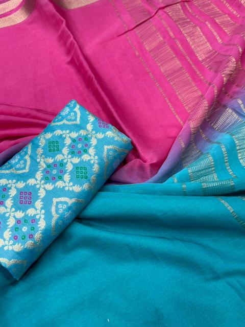 Dazira Pure Shimmer Chiffon catalog saree in wholesale price
