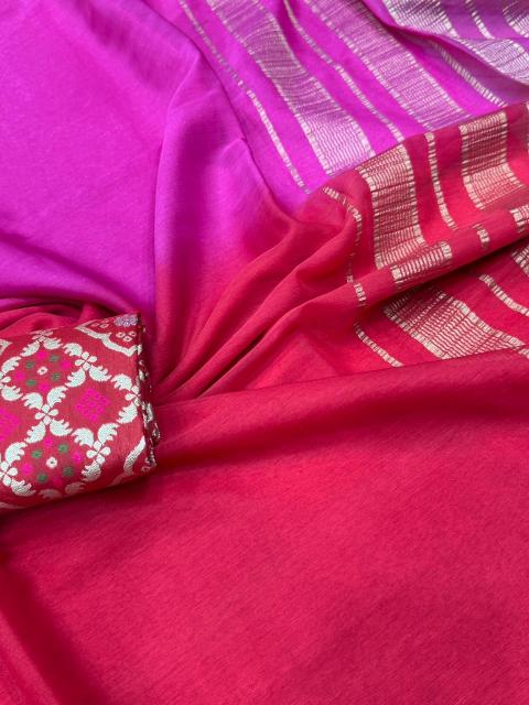 Dazira Pure Shimmer Chiffon catalog saree in wholesale price