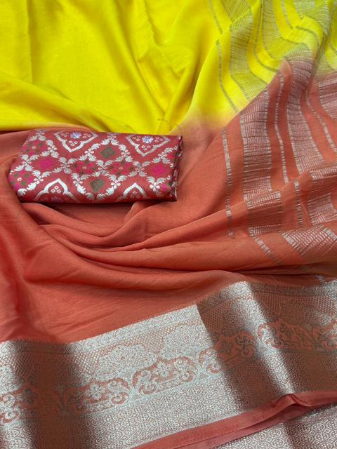 Dazira Pure Shimmer Chiffon catalog saree in wholesale price