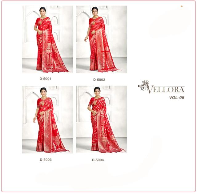 Dazira Vellora vol 5 catalog ethnic saree surat catalog