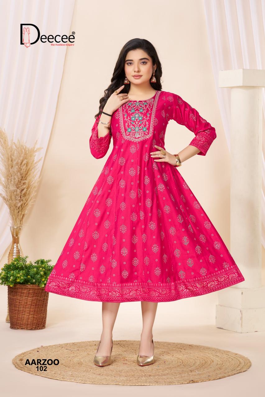 Deecee Aarzoo catalog indian ladies kurti wholesale