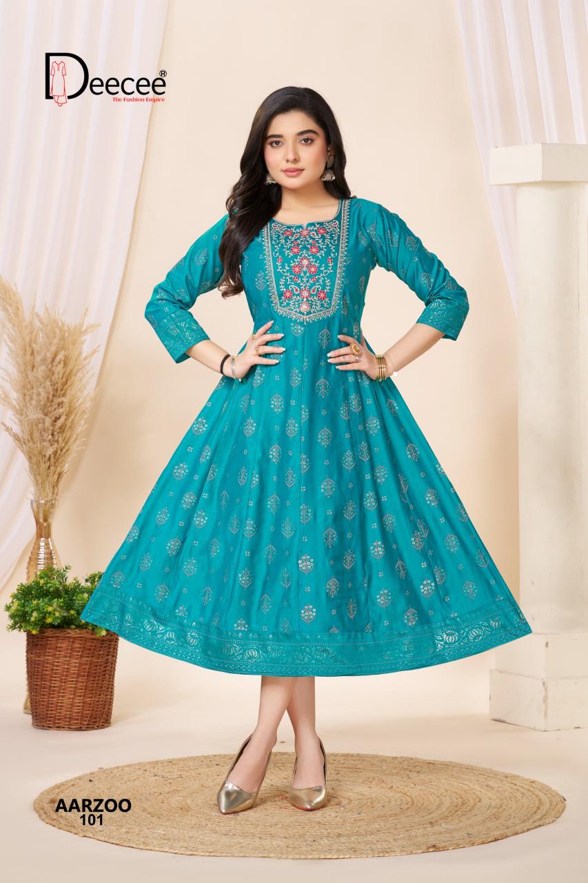 Deecee Aarzoo catalog indian ladies kurti wholesale