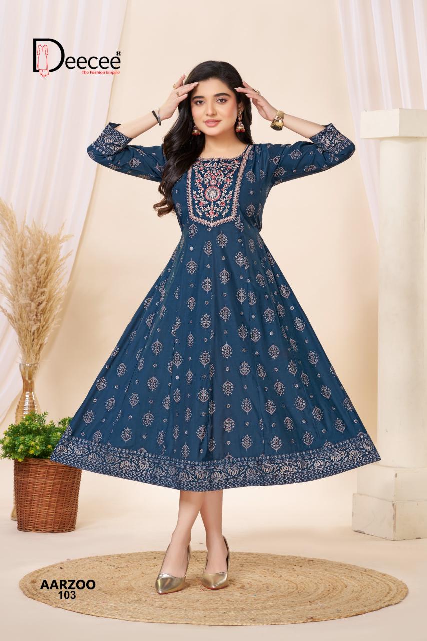 Deecee Aarzoo catalog indian ladies kurti wholesale