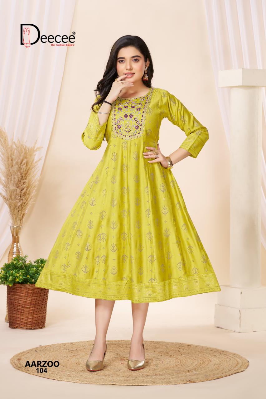 Deecee Aarzoo catalog indian ladies kurti wholesale