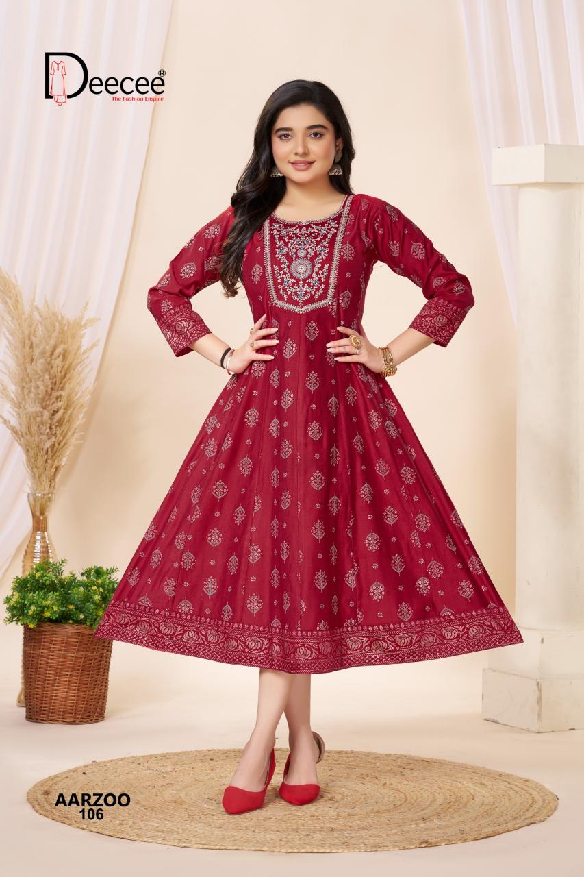 Deecee Aarzoo catalog indian ladies kurti wholesale