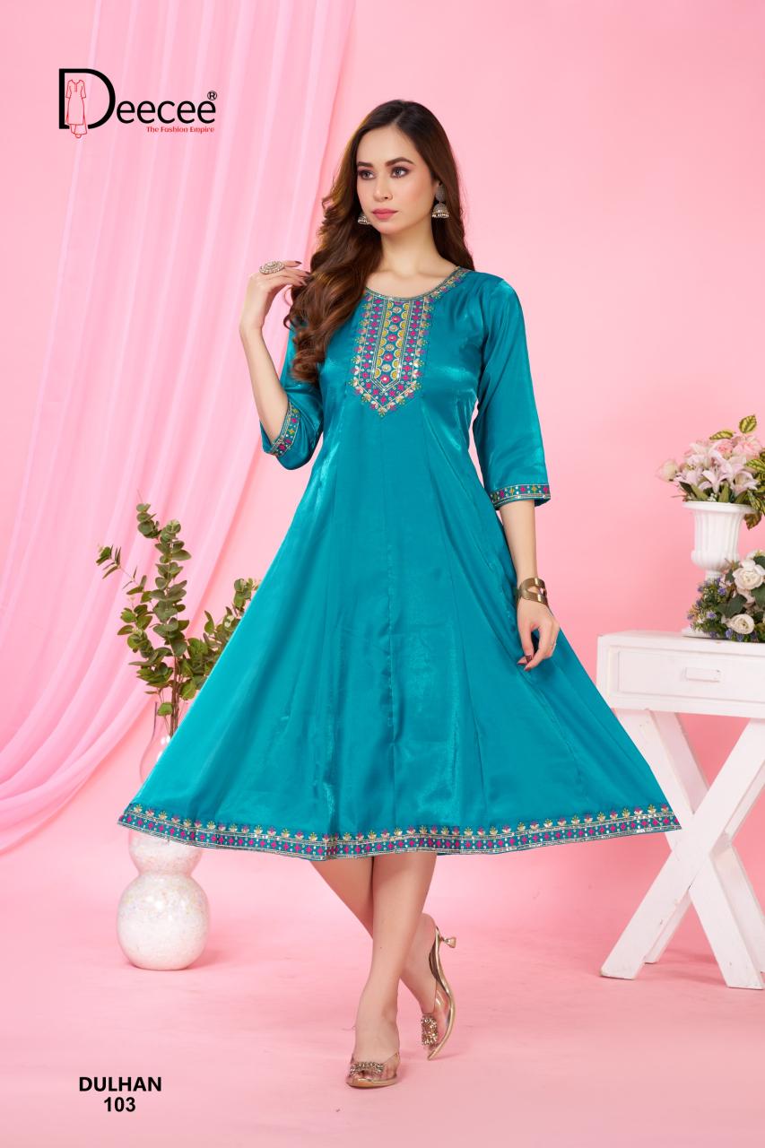 Deecee Dulhan catalog anarkali kurtis 