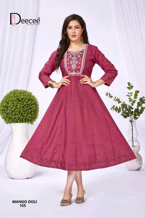 Deecee Mango Doli catalog wholesale kurti from surat