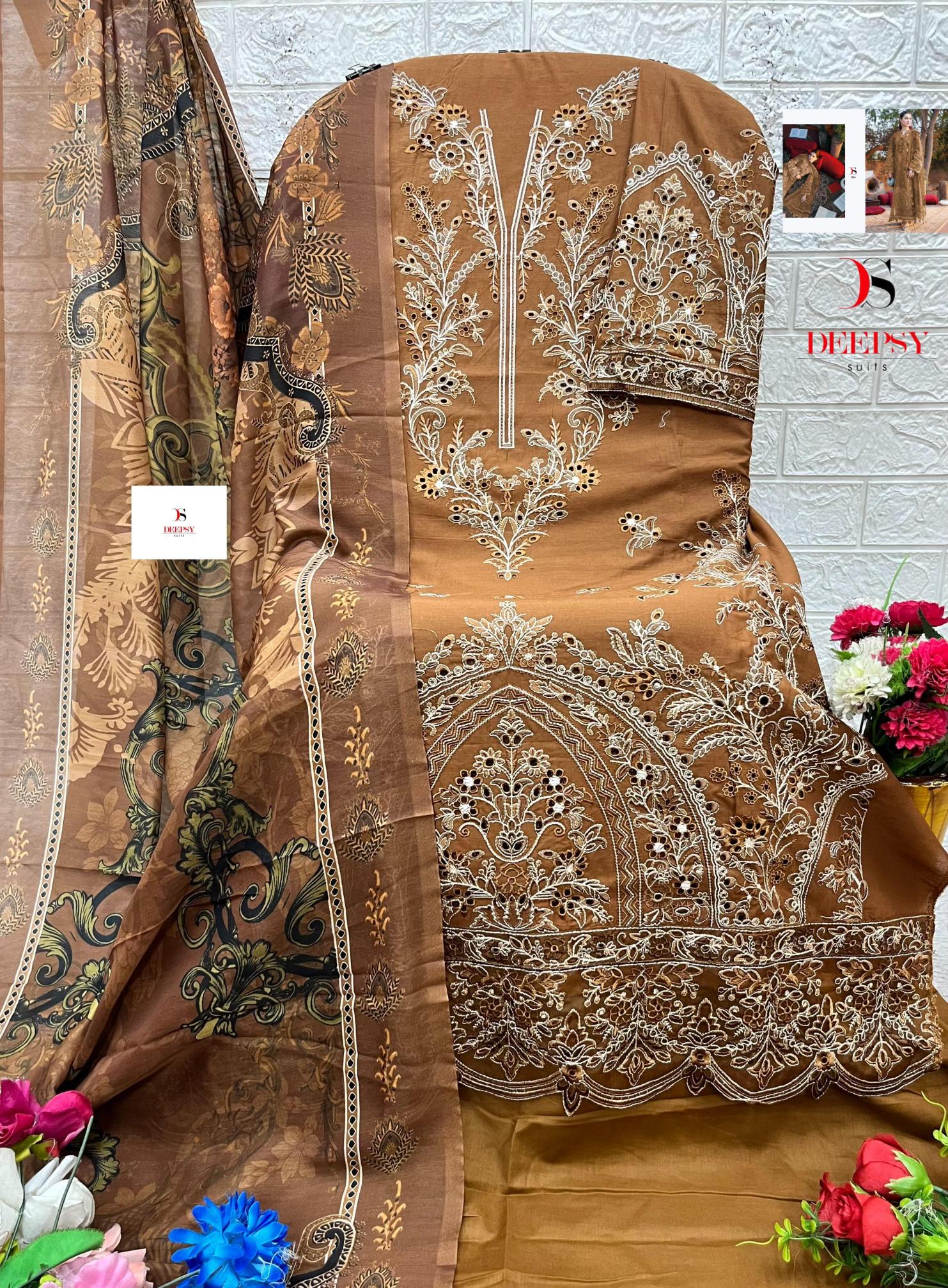 Deepsy Elan Lawn 25 Vol 4 D 1215 Catalog wholesale pakistani salwar suits