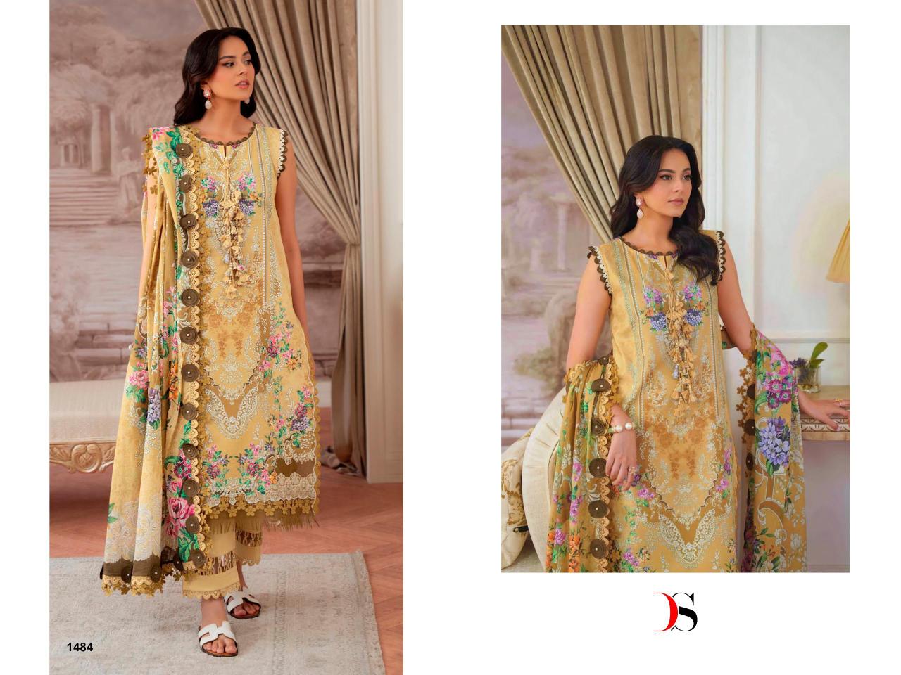 Deepsy Jade Jal Insert Catalog Chiffon Dupatta pakistani ladies suits wholesale in delhi
