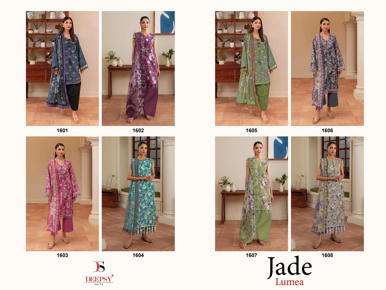 Deepsy Jade Lumea catalog Chiffon Dupatta wholesaler pakistani suits online