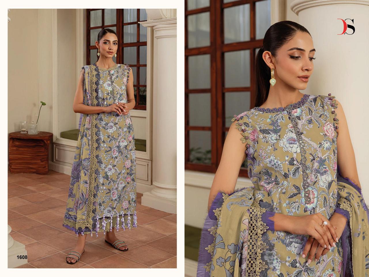 Deepsy Jade Lumea catalog Chiffon Dupatta wholesaler pakistani suits online