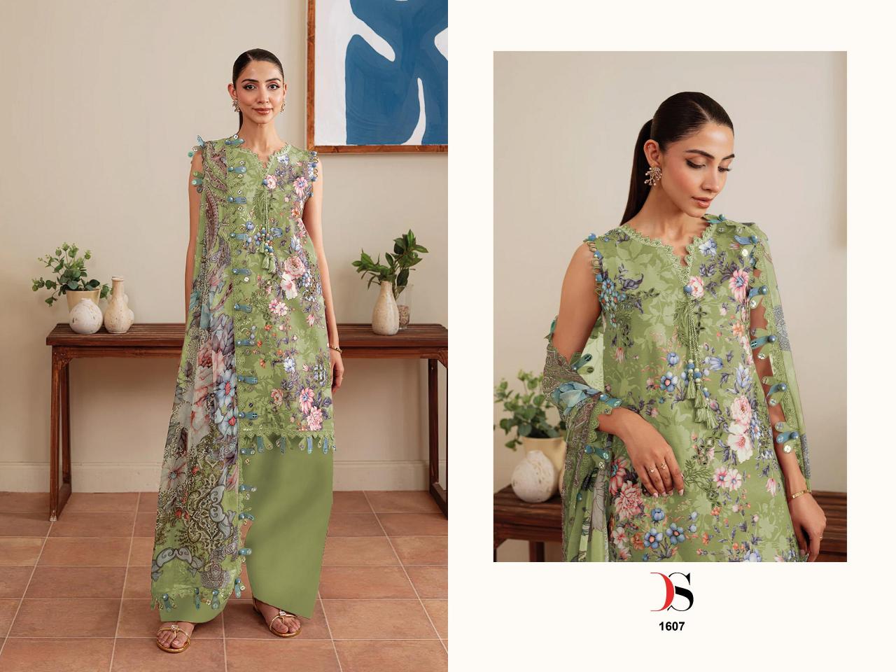 Deepsy Jade Lumea catalog Chiffon Dupatta wholesaler pakistani suits online