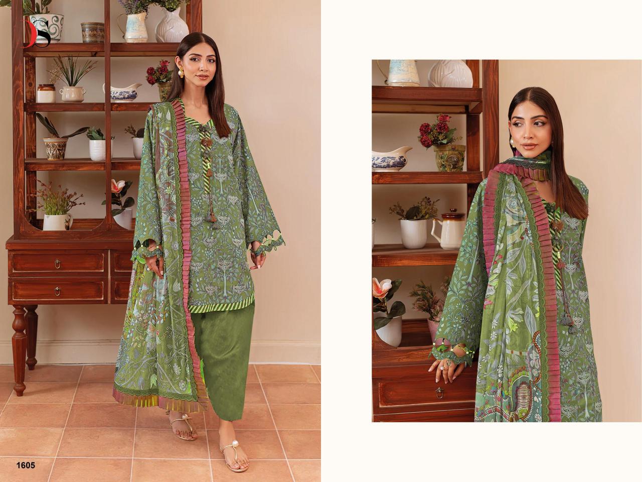 Deepsy Jade Lumea catalog Chiffon Dupatta wholesaler pakistani suits online