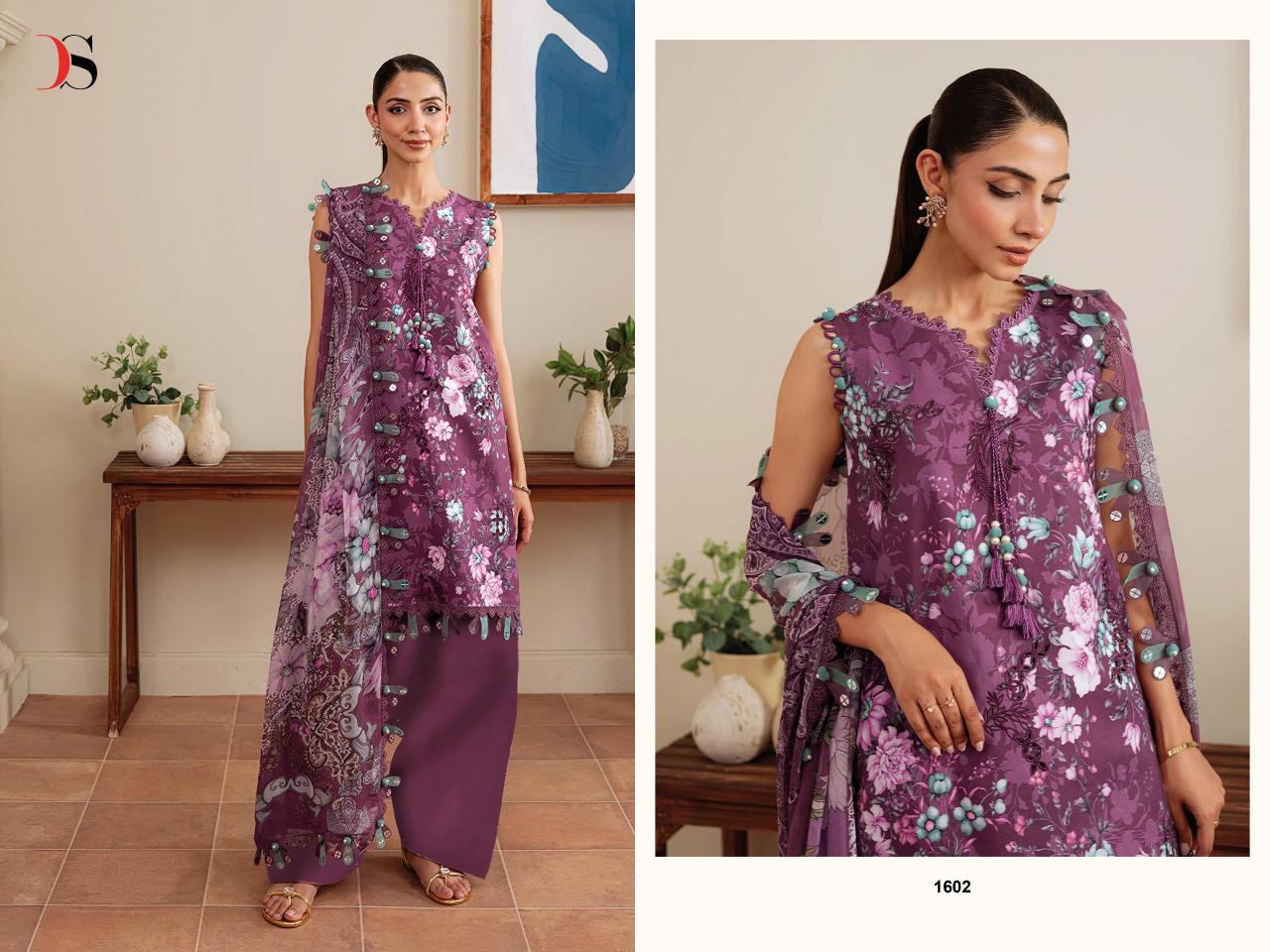 Deepsy Jade Lumea catalog Chiffon Dupatta wholesaler pakistani suits online