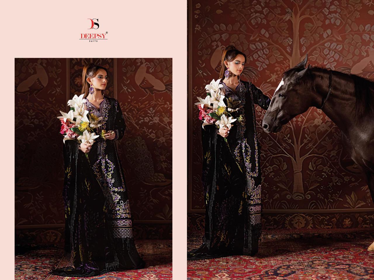 Deepsy Mahnoor vol 2 catalog Chiffon Dupatta wholesale pakistani suits india