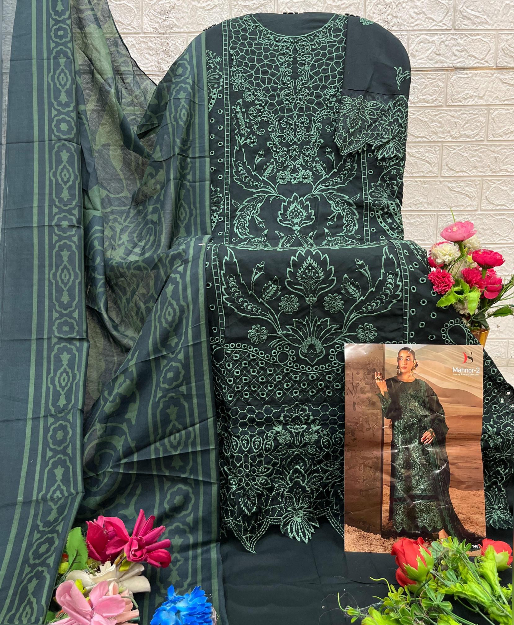 Deepsy Mahnoor vol 2 catalog Chiffon Dupatta wholesale pakistani suits india