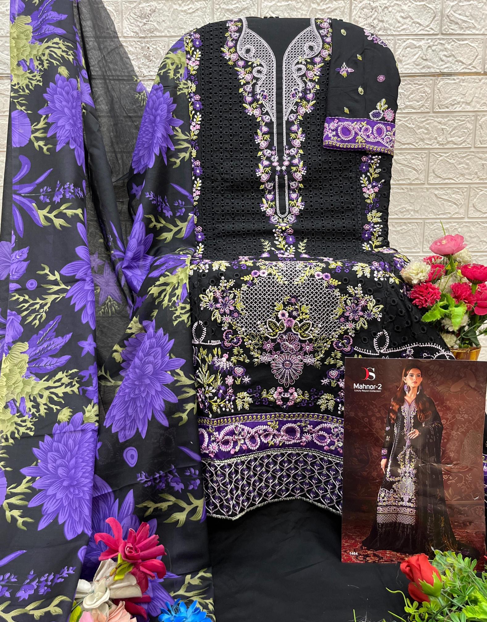Deepsy Mahnoor vol 2 catalog Chiffon Dupatta wholesale pakistani suits india