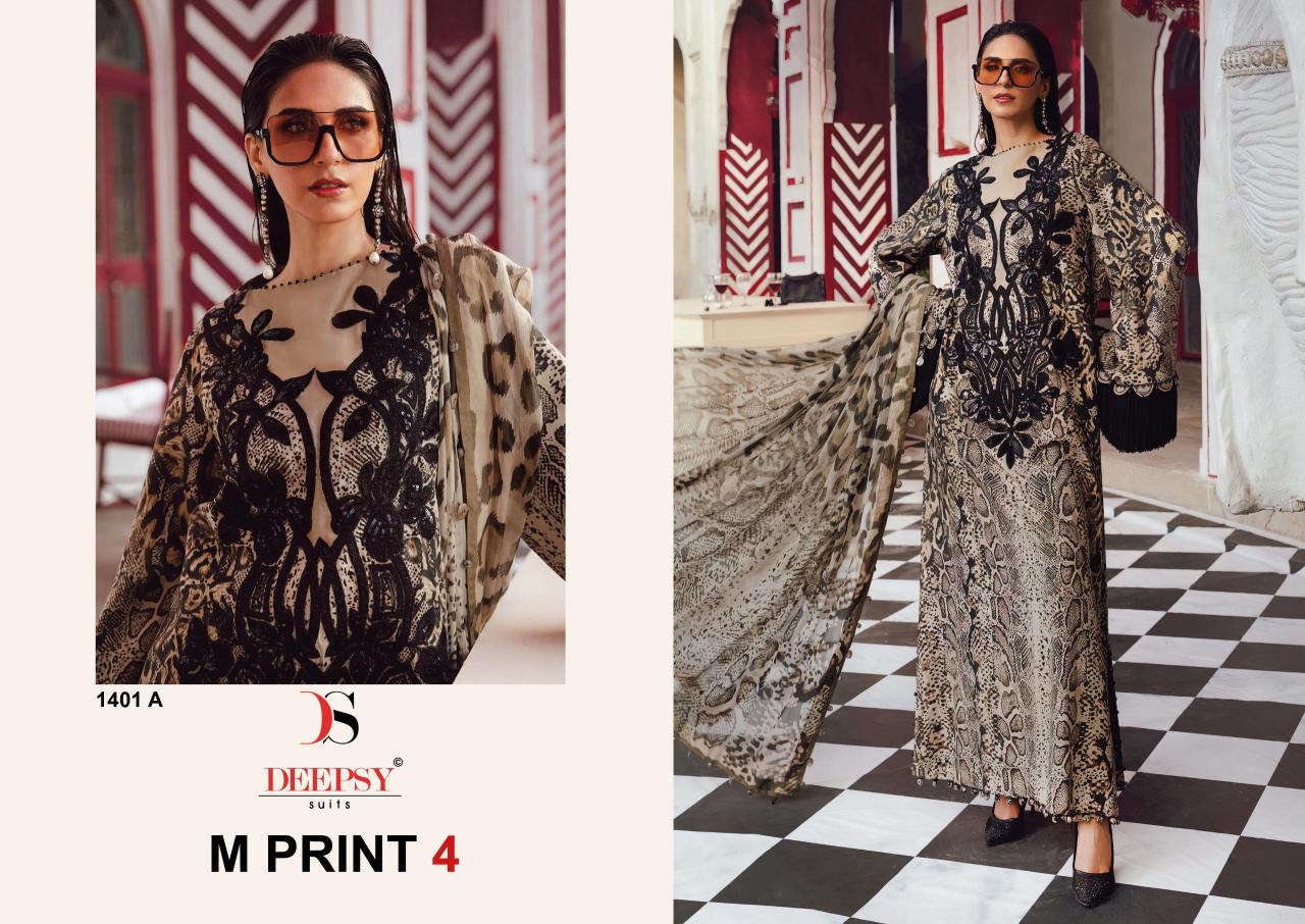 Deepsy Maria B MPrint 25 Vol 4 catalog Chiffon Dupatta online pakistani suits wholesale