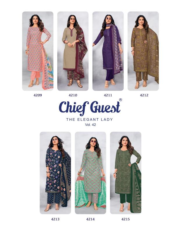 Deeptex Chief Guest Vol-42 – Dress Material