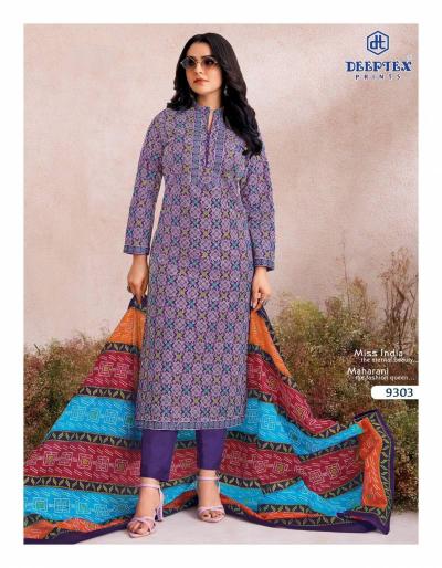 Deeptex Miss India Vol 93 catalog Cotton Printed Dress Material