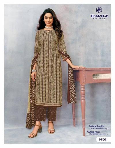 Deeptex Miss India Vol 95 catalog Cotton Printed Dress Material