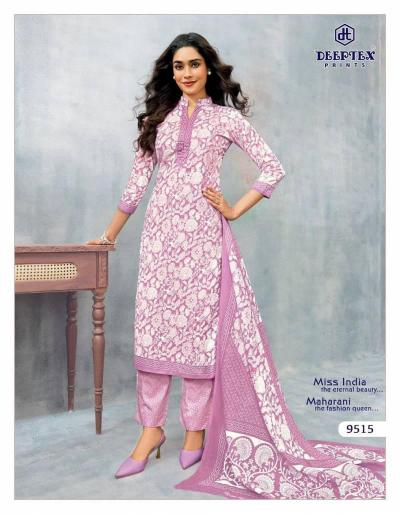 Deeptex Miss India Vol 95 catalog Cotton Printed Dress Material