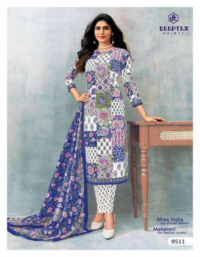 Deeptex Miss India Vol 95 catalog Cotton Printed Dress Material