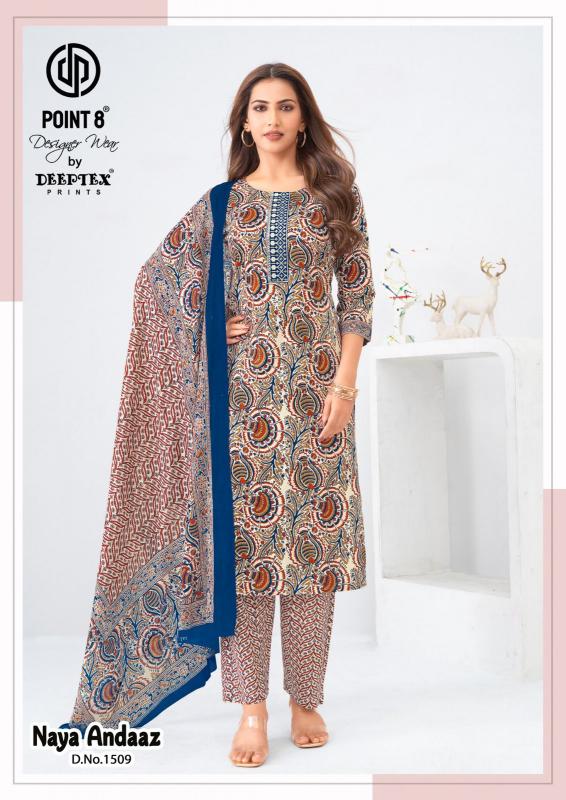 Deeptex Naya Andaaz Vol-15 – Kurti Pant With Dupatta - Wholesale Catalog