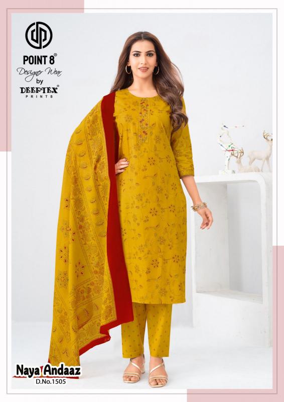 Deeptex Naya Andaaz Vol-15 – Kurti Pant With Dupatta - Wholesale Catalog