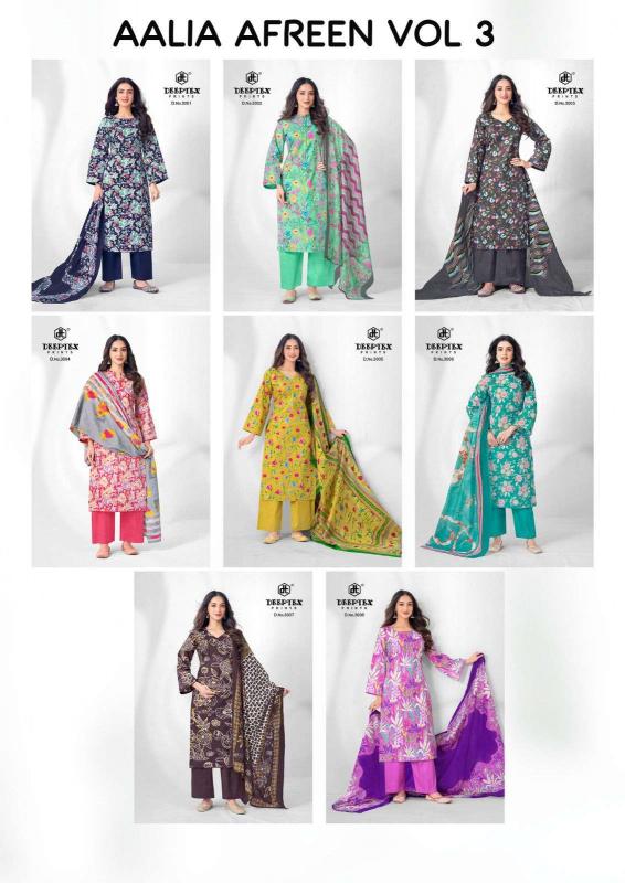 Deeptex Prints Aalia Afreen Vol- 3 – Readymade Karachi Kurti Pant With Dupatta