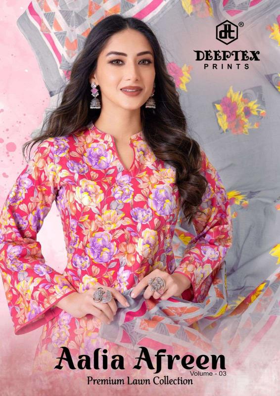 Deeptex Prints Aalia Afreen Vol- 3 – Readymade Karachi Kurti Pant With Dupatta