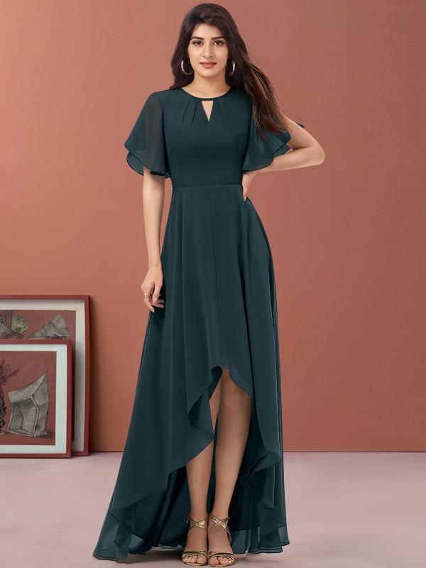 Dhunki 4241 catalog attractive self design sleeve western dress