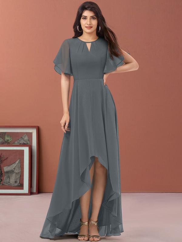 Dhunki 4241 catalog attractive self design sleeve western dress