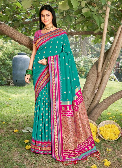 DIVA SILK by Astita fancy designer Soft Silk fabric saree wholesale with Fancy latkan