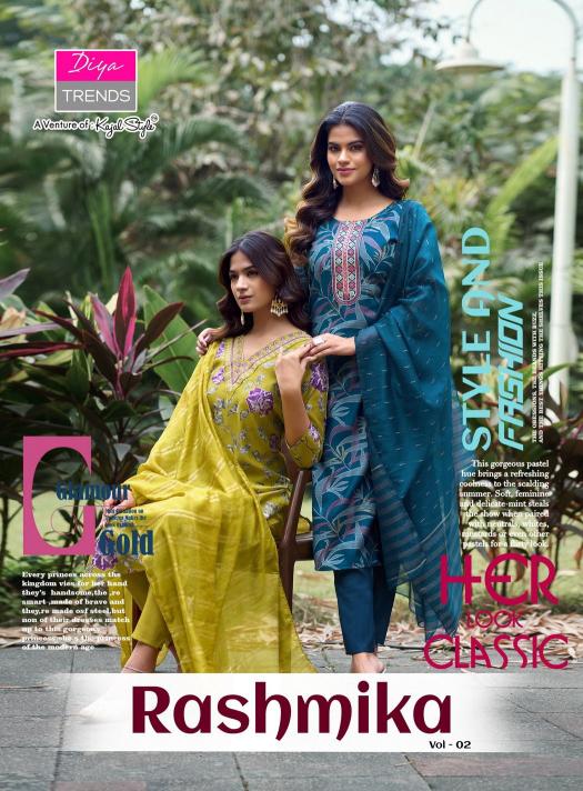 Diya Trends Rashmika vol 2 catalog kurtis in wholesale price