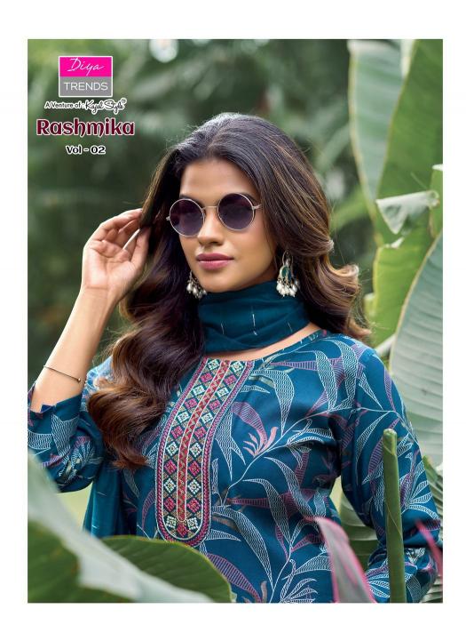 Diya Trends Rashmika vol 2 catalog kurtis in wholesale price