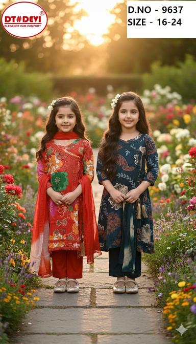 Dt Devi 9637 catalog imported kids wear wholesale