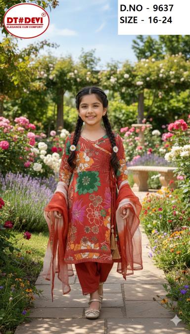 Dt Devi 9637 catalog imported kids wear wholesale