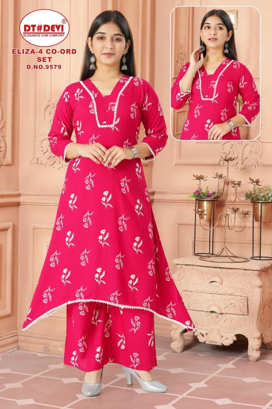 Dt Devi Eliza vol 4 9579 catalog kids wear wholesalr in mumbai