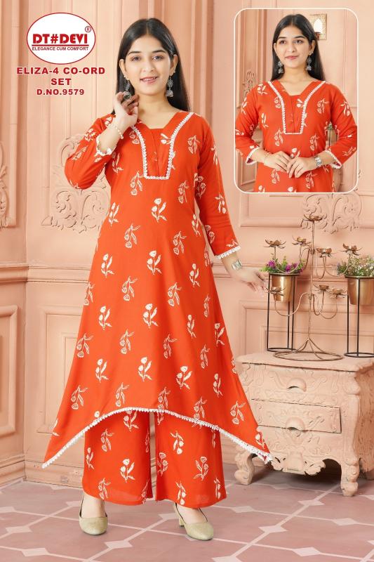 Dt Devi Eliza vol 4 9579 catalog kids wear wholesalr in mumbai