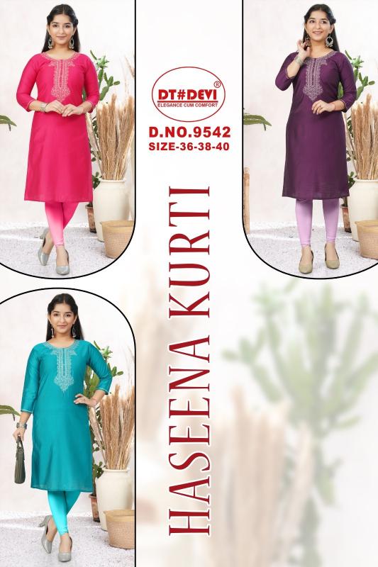 Dt Devi Haseena 9542 catalog ethnic wear for kids wholesale