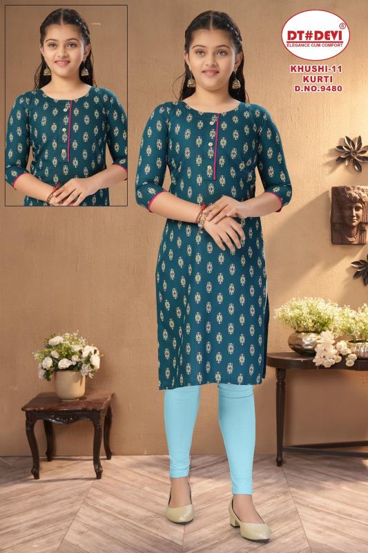 Dt Devi Khushi vol 11 9480 catalog clothes wholesale kids wear 