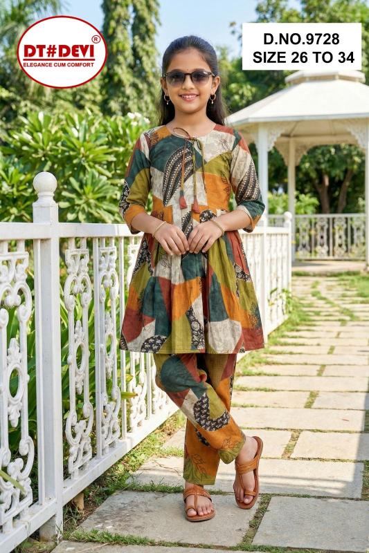 Dt Devi Ramana 9728 catalog kids wear wholesale price