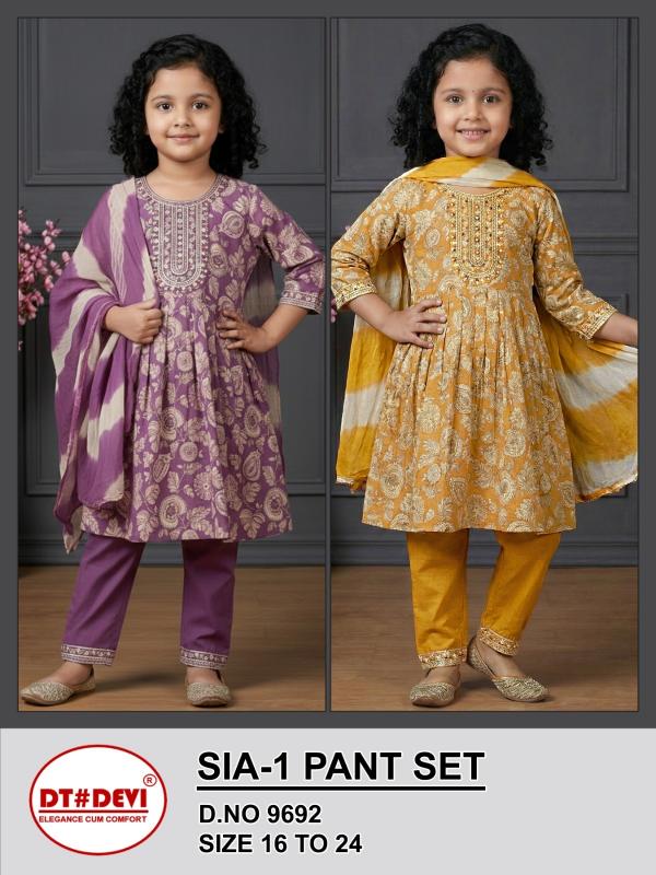 Dt Devi Sia vol 1 9692 catalog kids wear wholesaler