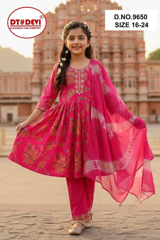 Dt Devi Vincy vol 7 9650 catalog kids wear wholesale